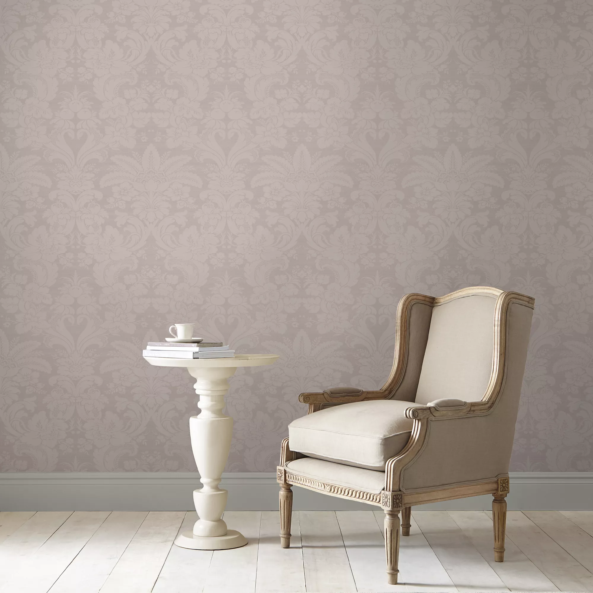 Laura Ashley Martigues Sugared Violet Damask Smooth Wallpaper 7 Laura Ashley Martigues Sugared Violet Damask Smooth Wallpaper - Image 5