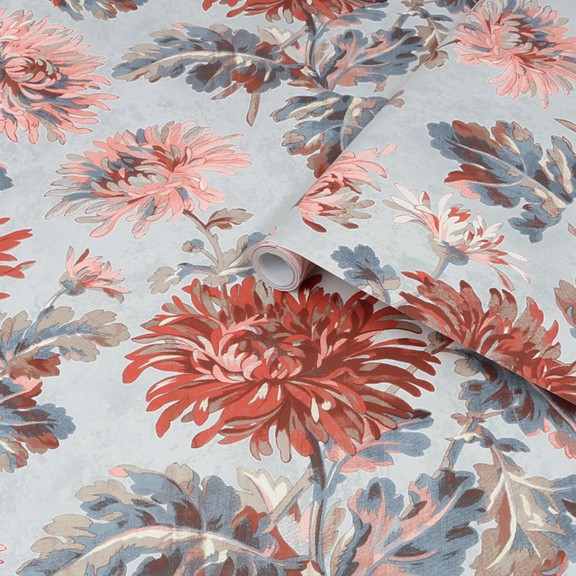 Laura Ashley Maryam Crimson Floral Smooth Wallpaper 4 Laura Ashley Maryam Crimson Floral Smooth Wallpaper - Image 2