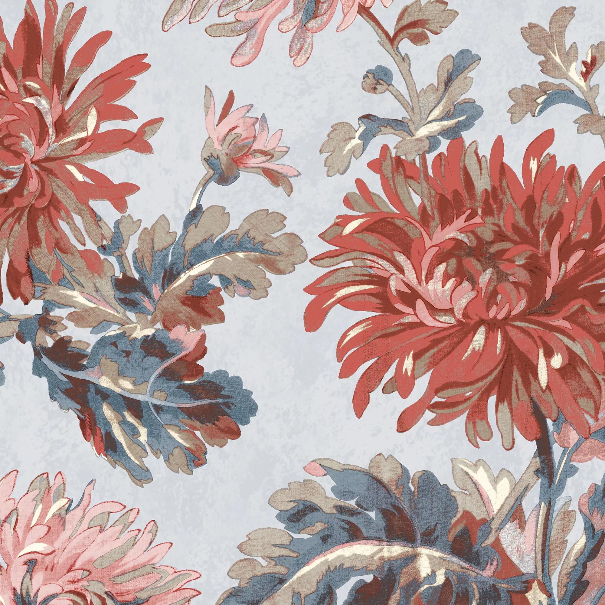 Laura Ashley Maryam Crimson Floral Smooth Wallpaper 5 Laura Ashley Maryam Crimson Floral Smooth Wallpaper - Image 3