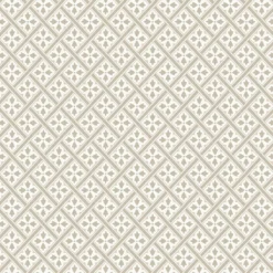 Laura Ashley Mr Jones Dove Grey Geometric Smooth Wallpaper