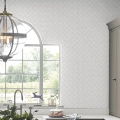 Laura Ashley Mr Jones White Geometric Smooth Wallpaper -Laura Ashley laura ashley mr jones white geometric smooth wallpaper5011583468892 20i bq