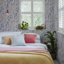 Laura Ashley Multicolour Wild Meadow Smooth Wallpaper -Laura Ashley laura ashley multicolour wild meadow smooth wallpaper5011583467338 21i bq