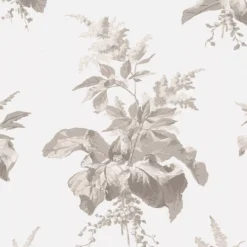 Laura Ashley Narberth Grey Leaves Smooth Wallpaper -Laura Ashley laura ashley narberth grey leaves smooth wallpaper5011583545999 02c bq