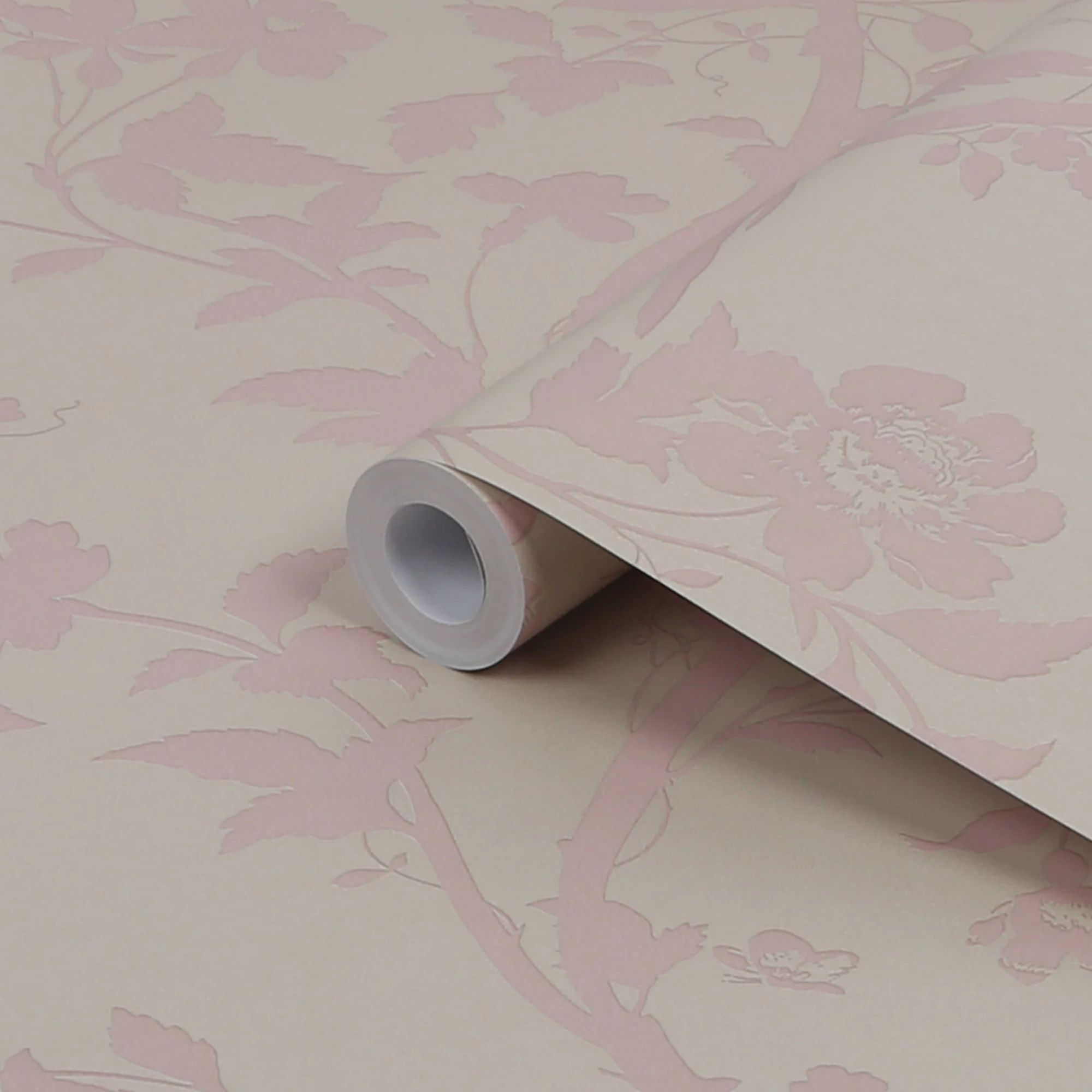 Laura Ashley Oriental Chalk Pink Garden Smooth Wallpaper 4 Laura Ashley Oriental Chalk Pink Garden Smooth Wallpaper - Image 2