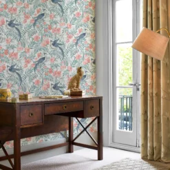 Laura Ashley Osterley Rosewood Floral Smooth Wallpaper -Laura Ashley laura ashley osterley rosewood floral smooth wallpaper5011583486414 20i bq