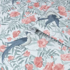 Laura Ashley -Laura Ashley laura ashley osterley rosewood floral smooth wallpaper5011583486414 36c bq