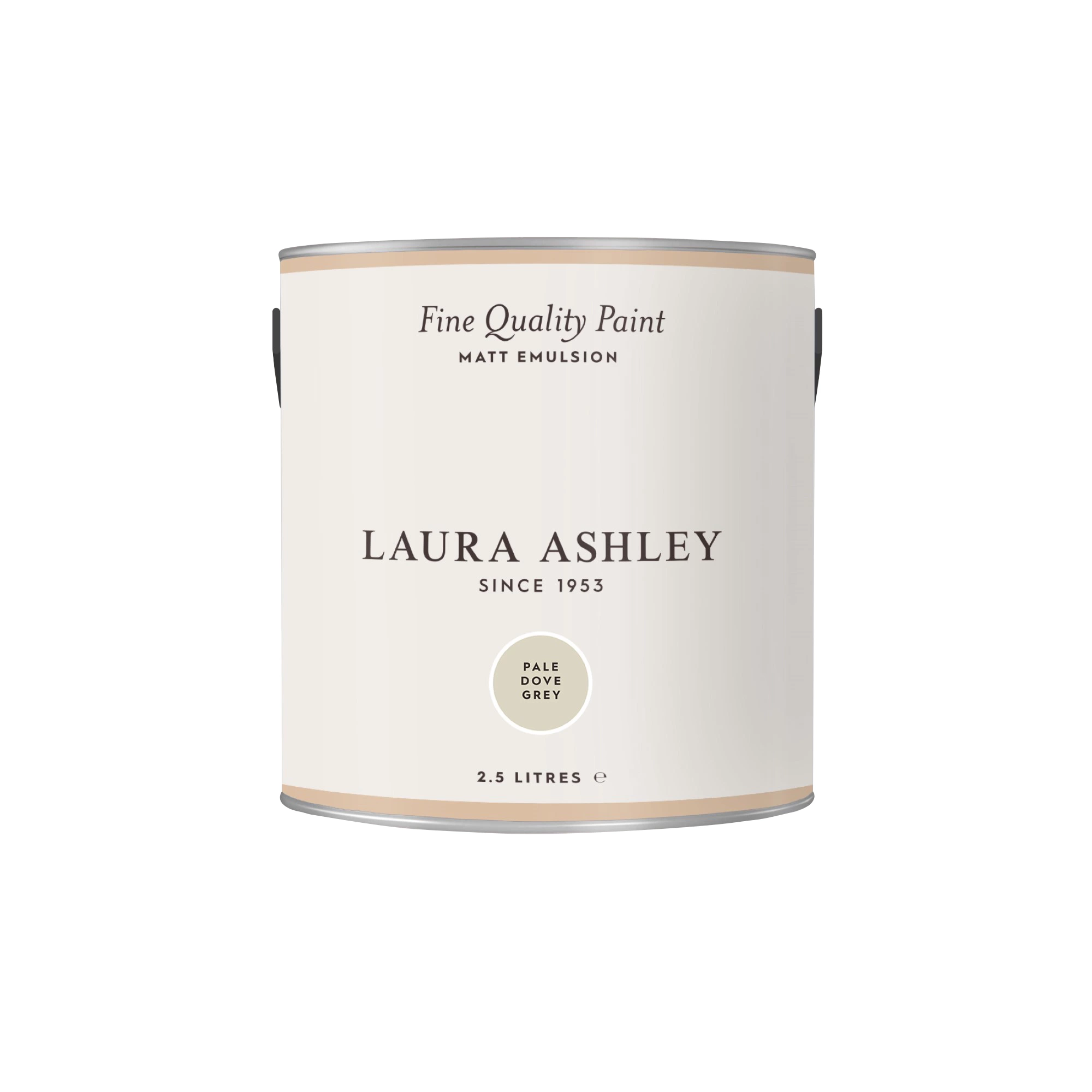 Laura Ashley Pale Dove Grey Matt Emulsion Paint, 2.5L 6 Laura Ashley Pale Dove Grey Matt Emulsion Paint, 2.5L - Image 4