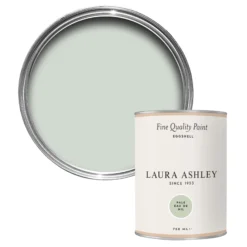 Laura Ashley Pale Eau De Nil Eggshell Emulsion Paint, 750ml