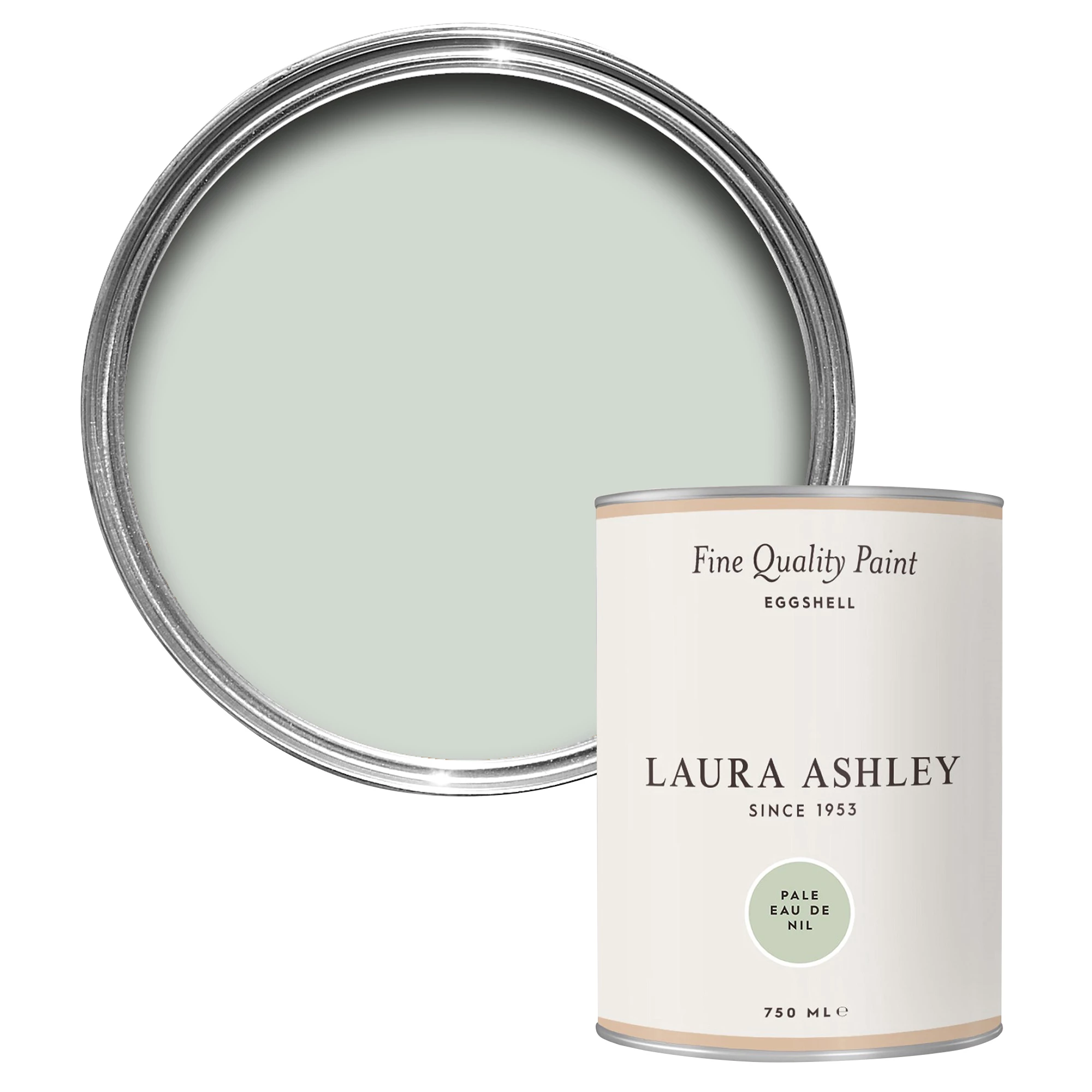 Laura Ashley Pale Eau De Nil Eggshell Emulsion Paint, 750ml 3 Laura Ashley Pale Eau De Nil Eggshell Emulsion Paint, 750ml