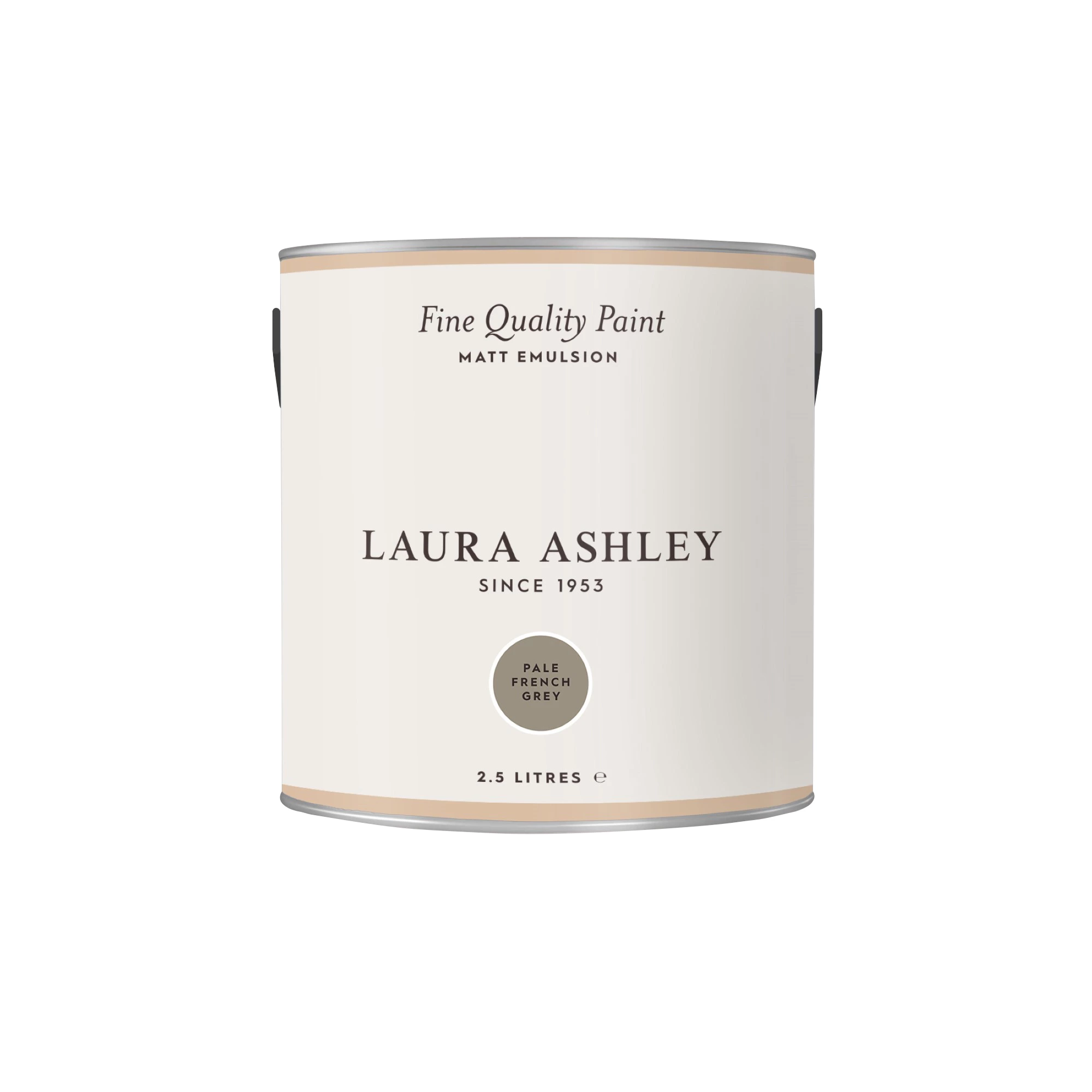 Laura Ashley Pale French Grey Matt Emulsion Paint, 2.5L 6 Laura Ashley Pale French Grey Matt Emulsion Paint, 2.5L - Image 4