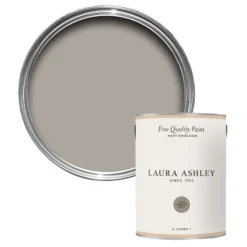 Laura Ashley Pale French Grey Matt Emulsion Paint, 5L