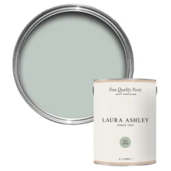 Laura Ashley Pale Grey Green Matt Emulsion Paint, 5L