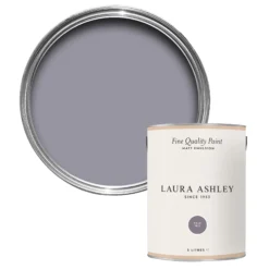 Laura Ashley Pale Iris Matt Emulsion Paint, 5L