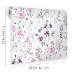 Laura Ashley Pale Iris Wild Meadow Smooth Wallpaper 13 Laura Ashley Pale Iris Wild Meadow Smooth Wallpaper -Laura Ashley laura ashley pale iris wild meadow smooth wallpaper5011583467307 02t bq