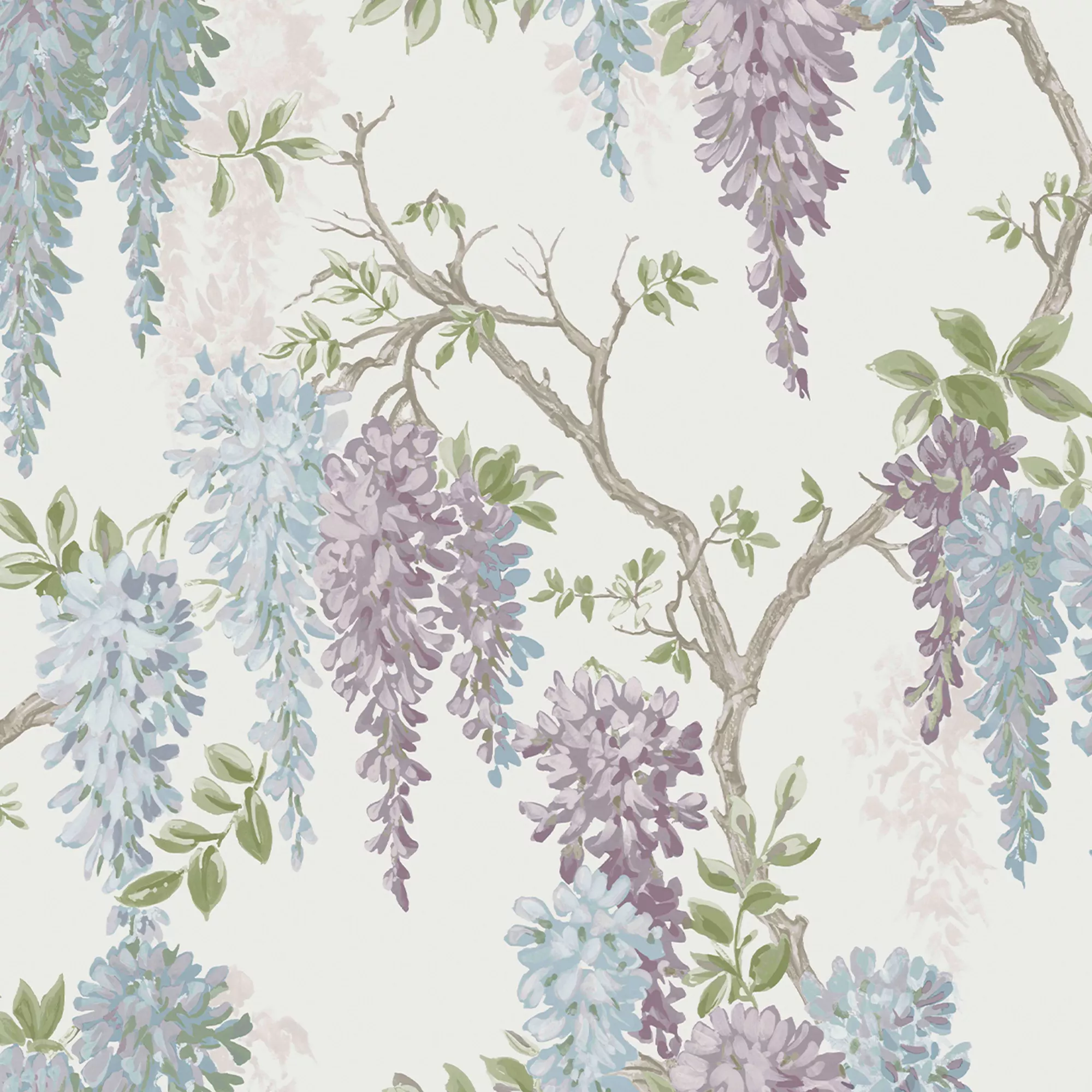 Laura Ashley Pale Iris Wisteria Smooth Wallpaper 3 Laura Ashley Pale Iris Wisteria Smooth Wallpaper