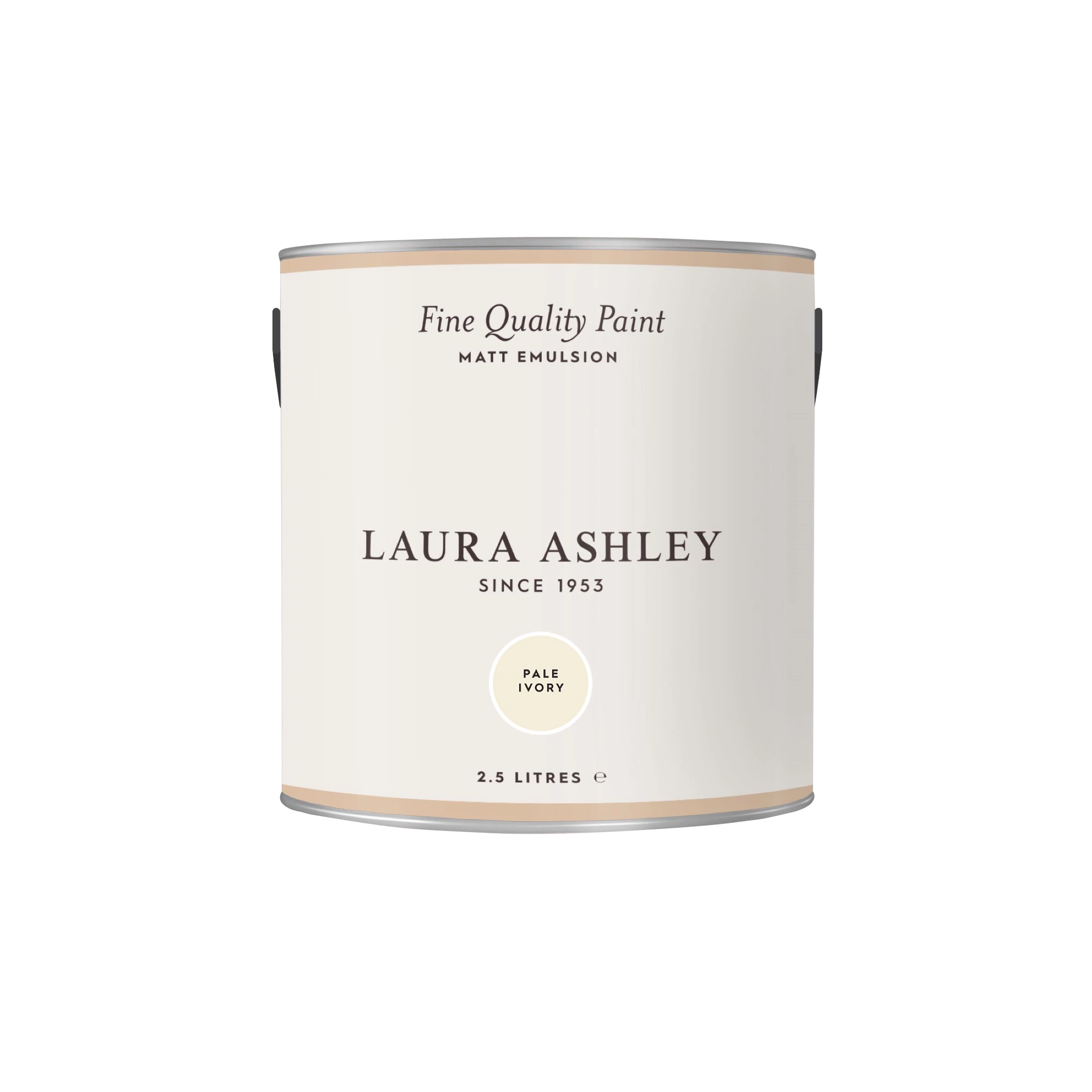Laura Ashley Pale Ivory Matt Emulsion Paint, 2.5L 4 Laura Ashley Pale Ivory Matt Emulsion Paint, 2.5L - Image 2