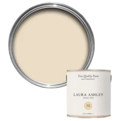 Laura Ashley Pale Linen Matt Emulsion Paint, 2.5L