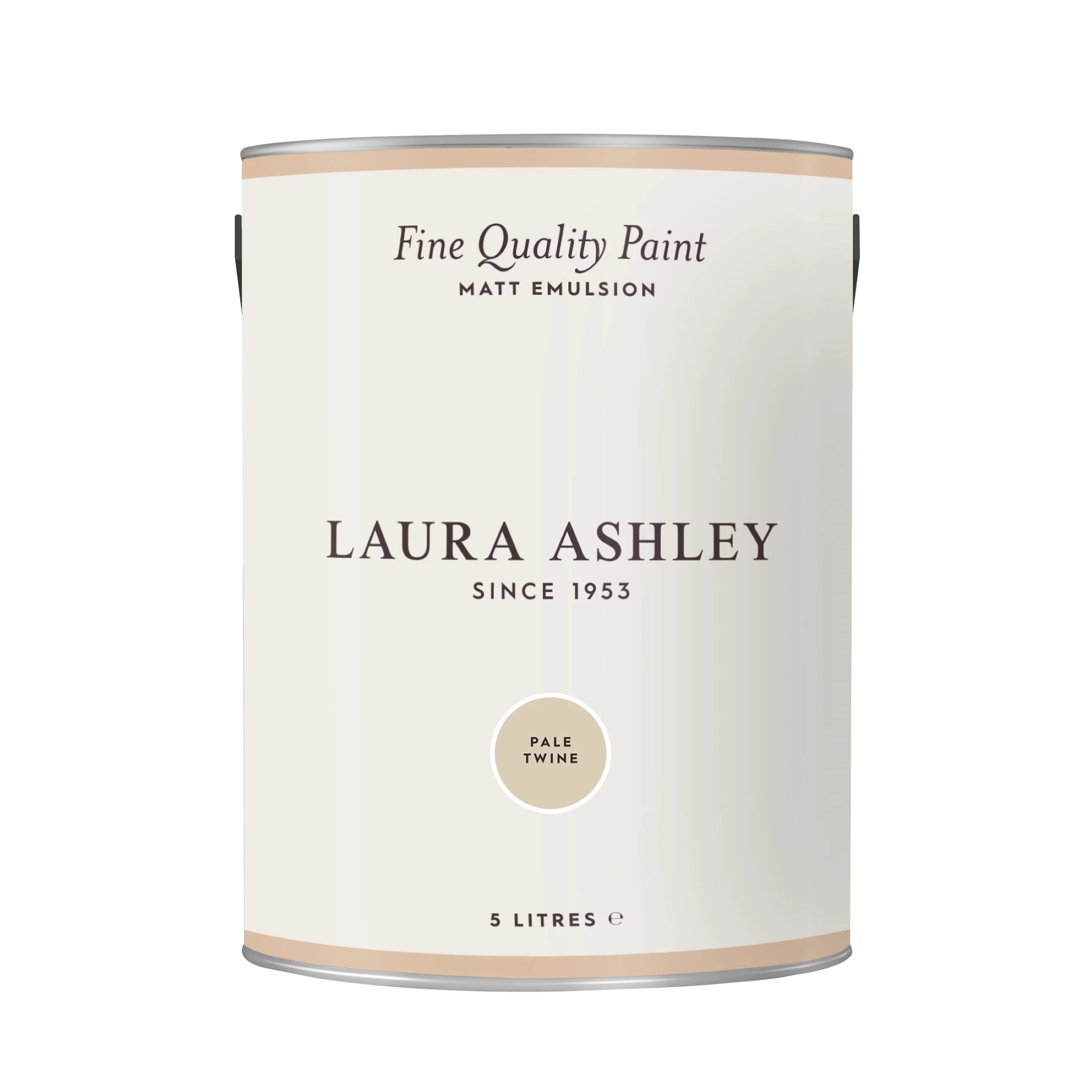Laura Ashley Pale Twine Matt Emulsion Paint, 5L 4 Laura Ashley Pale Twine Matt Emulsion Paint, 5L - Image 2