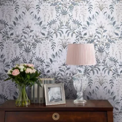 Laura Ashley Parterre Off White & Seaspray Damask Smooth Wallpaper -Laura Ashley laura ashley parterre off white seaspray damask smooth wallpaper5011583468595 21i bq