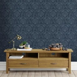 Laura Ashley Peacock Damask Dusky Seaspray Damask Smooth Wallpaper -Laura Ashley laura ashley peacock damask dusky seaspray damask smooth wallpaper5011583486865 20i bq