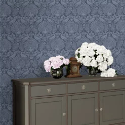 Laura Ashley Peacock Damask Dusky Seaspray Damask Smooth Wallpaper -Laura Ashley laura ashley peacock damask dusky seaspray damask smooth wallpaper5011583486865 21i bq