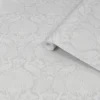 Laura Ashley Peacock Damask Pale Slate Damask Smooth Wallpaper -Laura Ashley laura ashley peacock damask pale slate damask smooth wallpaper5011583486896 36c bq