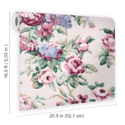 Laura Ashley Pembrey Hazelnut Floral Smooth Wallpaper -Laura Ashley laura ashley pembrey hazelnut floral smooth wallpaper5011583523874 02t bq