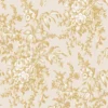 Laura Ashley Picardie Pale Gold Floral Smooth Wallpaper