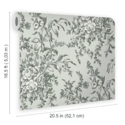 Laura Ashley Picardie Sage Floral Smooth Wallpaper -Laura Ashley laura ashley picardie sage floral smooth wallpaper5011583486537 02t bq