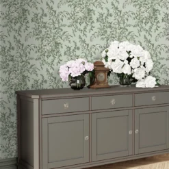 Laura Ashley Picardie Sage Floral Smooth Wallpaper -Laura Ashley laura ashley picardie sage floral smooth wallpaper5011583486537 20i bq