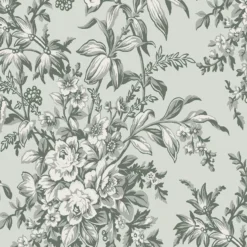 Laura Ashley Picardie Sage Floral Smooth Wallpaper -Laura Ashley laura ashley picardie sage floral smooth wallpaper5011583486537 37c bq