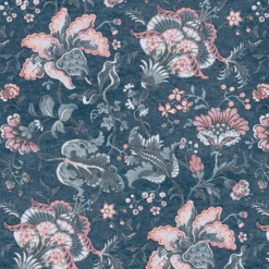 Laura Ashley Portia Dark Seaspray Floral Smooth Wallpaper -Laura Ashley laura ashley portia dark seaspray floral smooth wallpaper5011583486803 37c bq