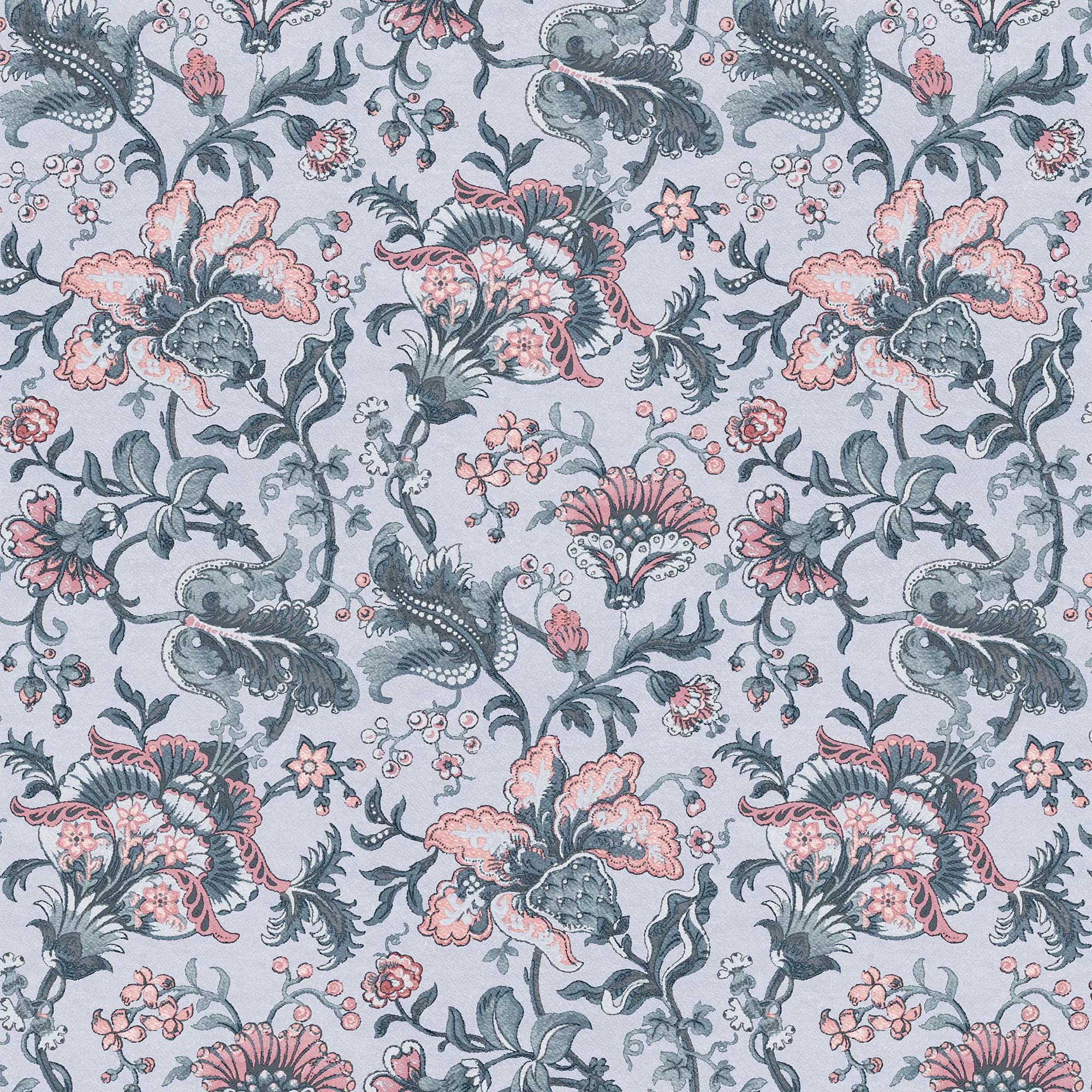 Laura Ashley Portia Pale Slate Floral Smooth Wallpaper 3 Laura Ashley Portia Pale Slate Floral Smooth Wallpaper