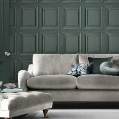 Laura Ashley Redbrook Wood Panel Green Brick / Wood Effect Smooth Wallpaper -Laura Ashley laura ashley redbrook wood panel green brick wood effect smooth wallpaper5011583545814 20i bq