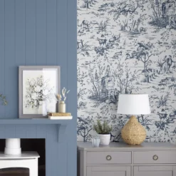 Laura Ashley Romantic Opulence Blue Classical Smooth Wallpaper -Laura Ashley laura ashley romantic opulence blue classical smooth wallpaper5011583524628 21i bq