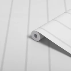 Laura Ashley Romantic Opulence Grey Stripe Smooth Wallpaper -Laura Ashley laura ashley romantic opulence grey stripe smooth wallpaper5011583524567 36c bq