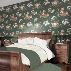 Laura Ashley Rosemore Fern Floral Smooth Wallpaper -Laura Ashley laura ashley rosemore fern floral smooth wallpaper5011583486445 20i bq