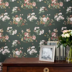 Laura Ashley Rosemore Fern Floral Smooth Wallpaper -Laura Ashley laura ashley rosemore fern floral smooth wallpaper5011583486445 21i bq