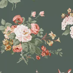 Laura Ashley -Laura Ashley laura ashley rosemore fern floral smooth wallpaper5011583486445 37c bq