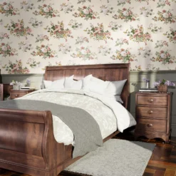 Laura Ashley Rosemore Pale Sable Floral Smooth Wallpaper -Laura Ashley laura ashley rosemore pale sable floral smooth wallpaper5011583486476 21i bq