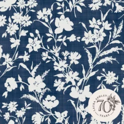 Laura Ashley Rye Blue Floral Smooth Wallpaper -Laura Ashley laura ashley rye blue floral smooth wallpaper5011583546118 02c bq