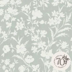 Laura Ashley Rye Sage Floral Smooth Wallpaper -Laura Ashley laura ashley rye sage floral smooth wallpaper5011583546149 02c bq