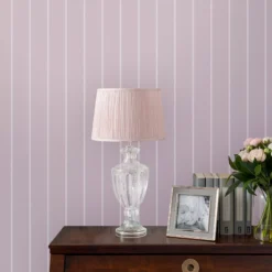 Laura Ashley Saltram Amethyst Stripe Smooth Wallpaper -Laura Ashley laura ashley saltram amethyst stripe smooth wallpaper5011583524536 21i bq