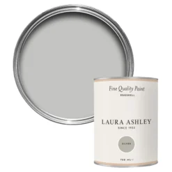 Laura Ashley Silver Eggshell Emulsion Paint, 750ml
