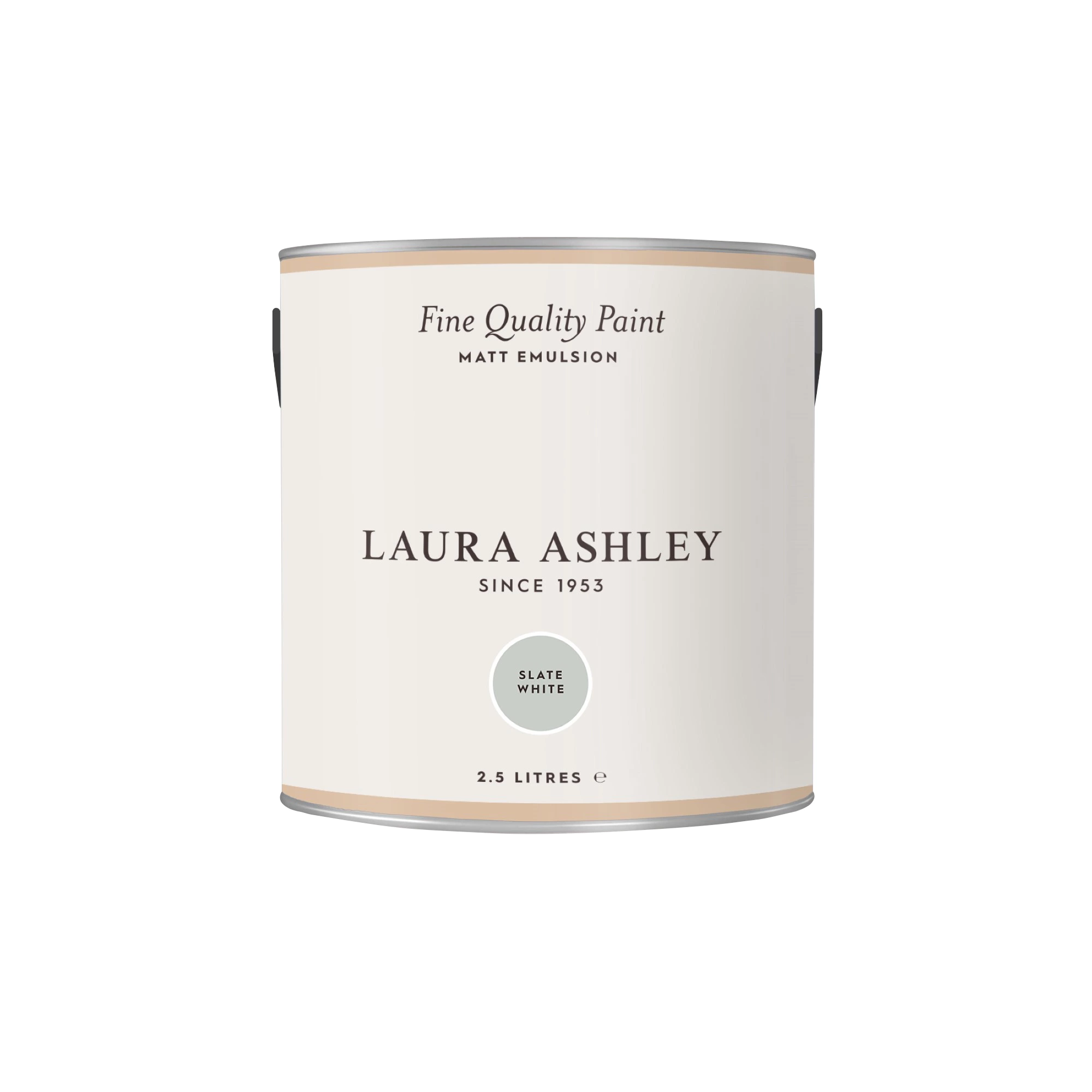 Laura Ashley Slate White Matt Emulsion Paint, 2.5L 6 Laura Ashley Slate White Matt Emulsion Paint, 2.5L - Image 4