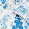 Laura Ashley Stocks Blue Sky Floral Smooth Wallpaper -Laura Ashley laura ashley stocks blue sky floral smooth wallpaper5011583492835 36c bq
