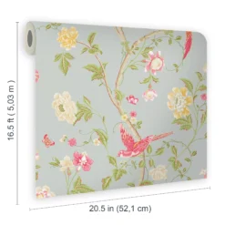 Laura Ashley Summer Palace Duck Egg Floral Smooth Wallpaper 13 Laura Ashley Summer Palace Duck Egg Floral Smooth Wallpaper -Laura Ashley laura ashley summer palace duck egg floral smooth wallpaper5011583468205 02t bq