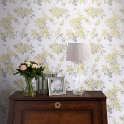Laura Ashley Sunshine Apple Blossom Smooth Wallpaper -Laura Ashley laura ashley sunshine apple blossom smooth wallpaper5011583467420 21i bq