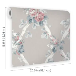 Laura Ashley Timeless Elegance Grey Floral Smooth Wallpaper -Laura Ashley laura ashley timeless elegance grey floral smooth wallpaper5011583493078 02t bq