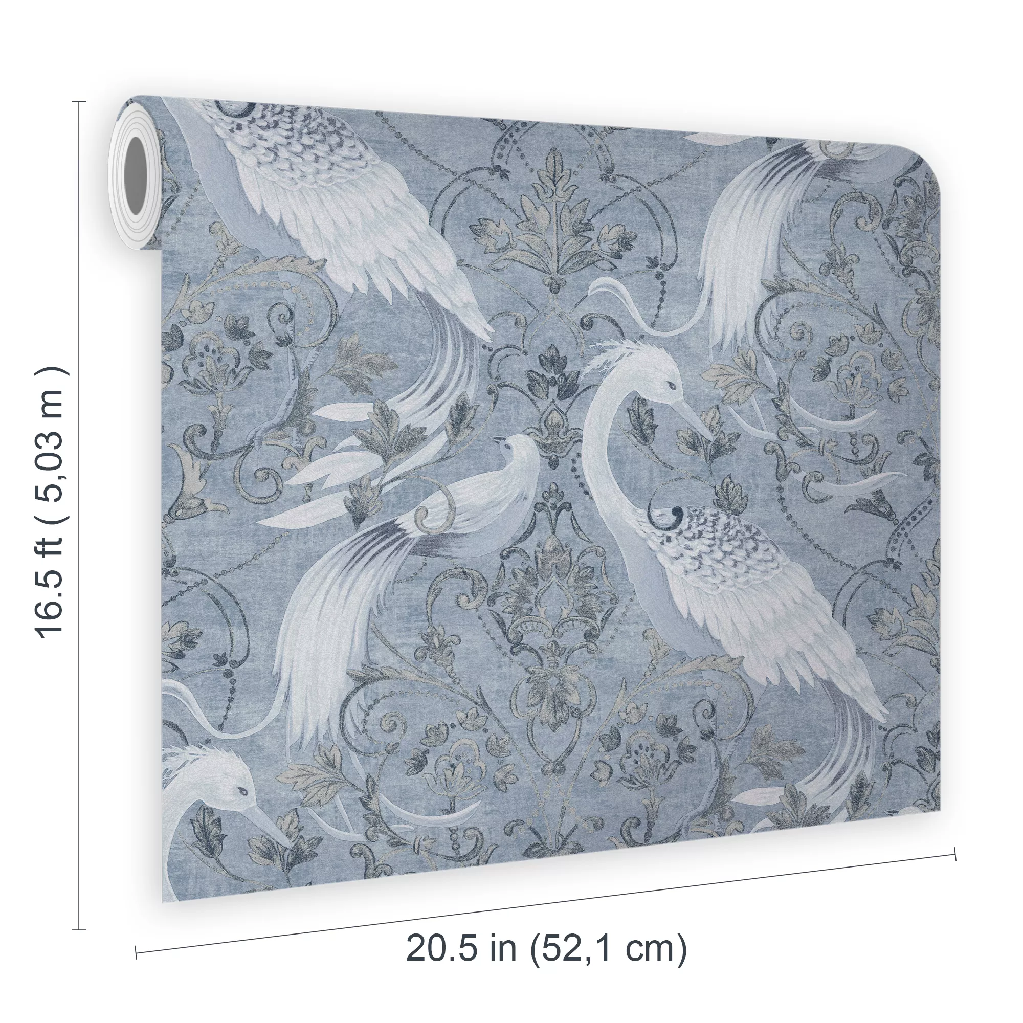 Laura Ashley Tregaron Blue Animal Smooth Wallpaper 9 Laura Ashley Tregaron Blue Animal Smooth Wallpaper - Image 7